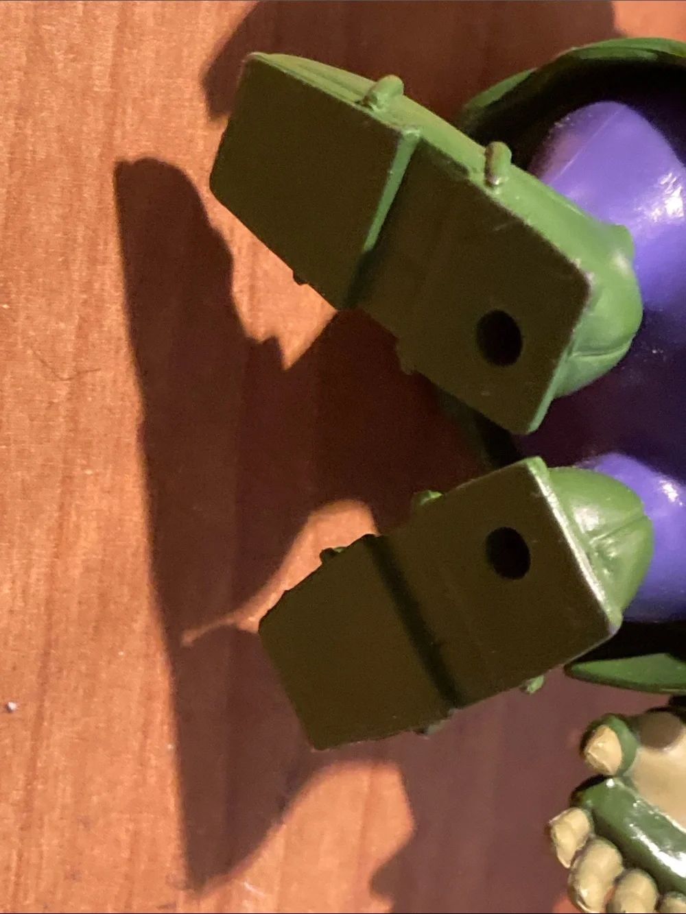 Weird lil Purple & Green Creature Figure Toy